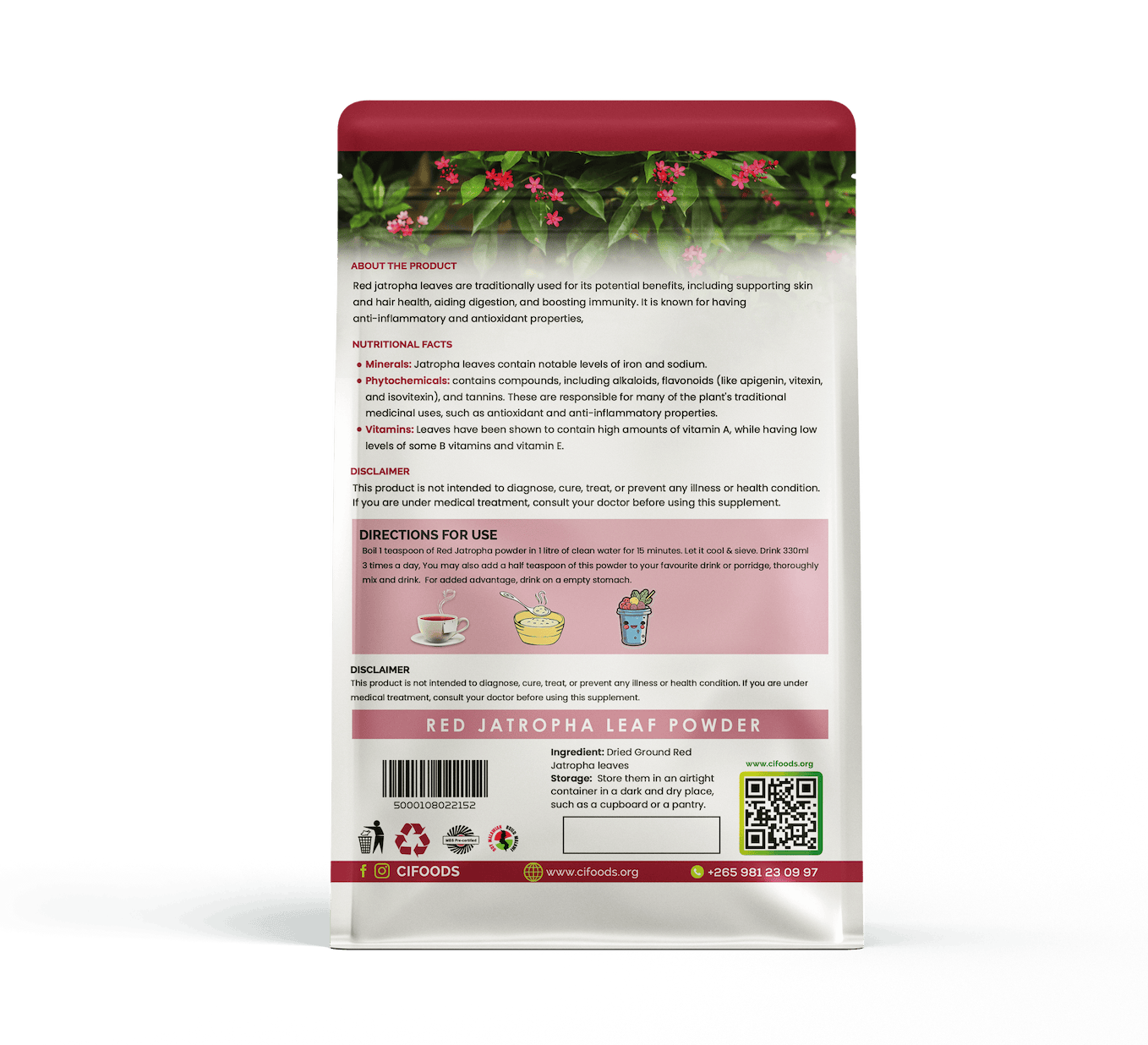 Red Jatropha Powder - Image 2