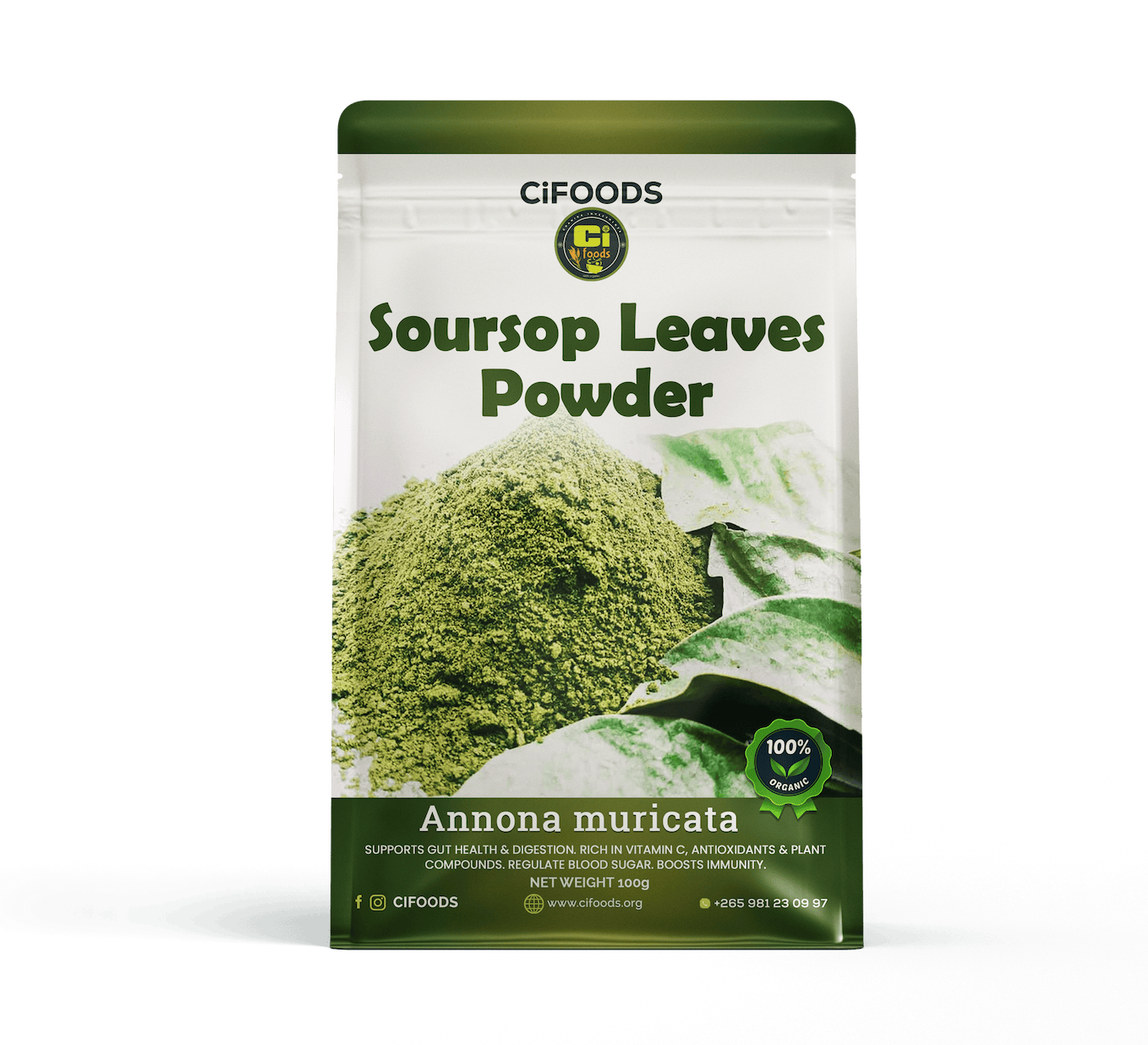 Soursop leaf powder